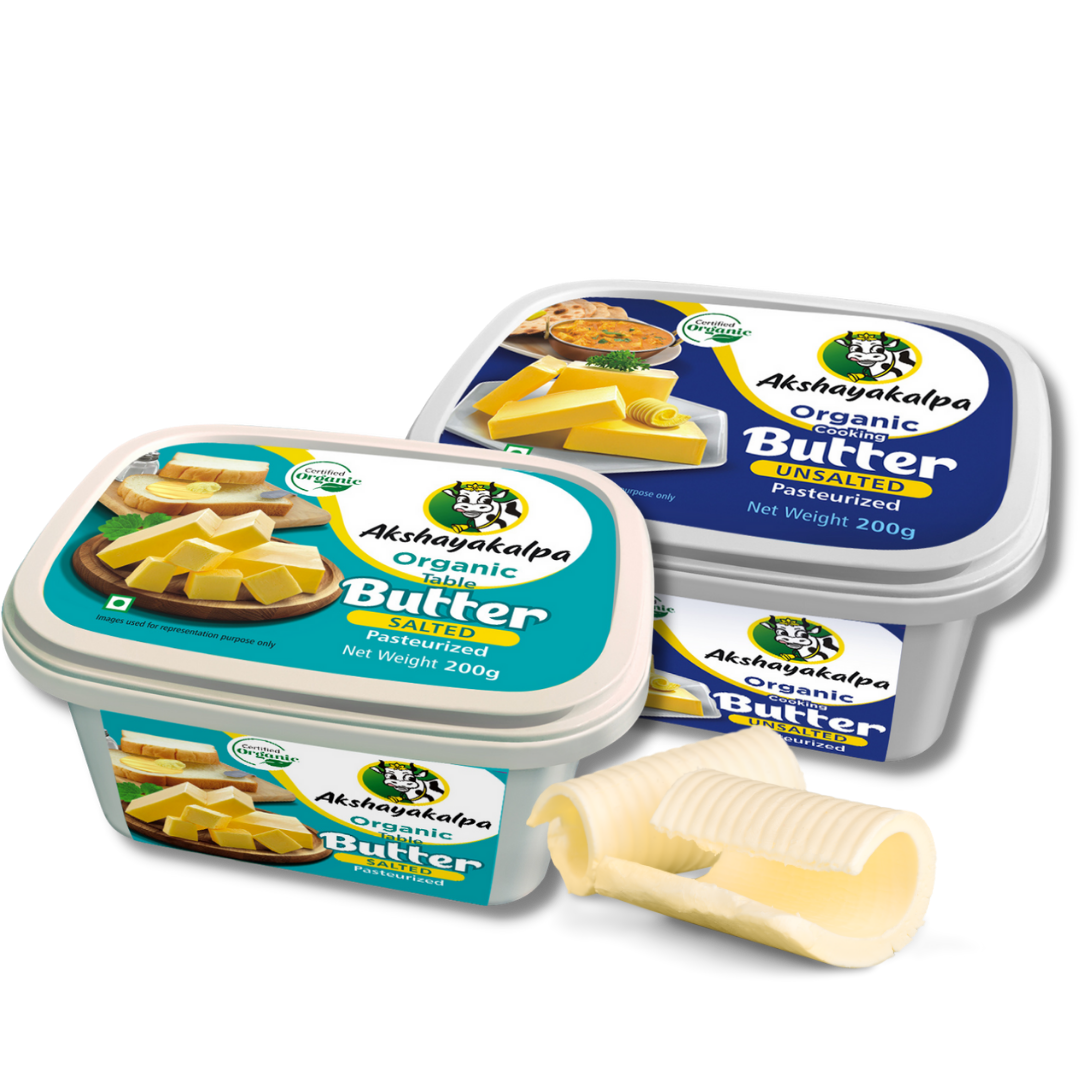 Akshayakalpa organic butter boxes