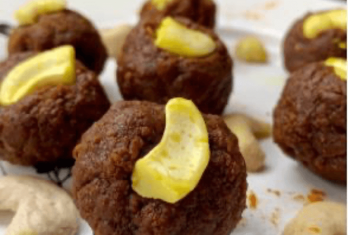 Turmeric Laddus with Cashew