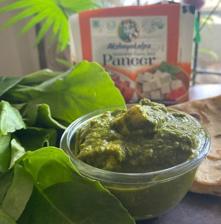 Bowl of Palak Paneer