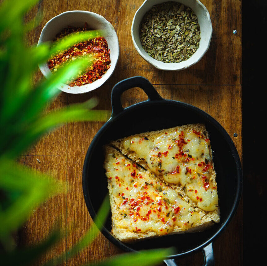 Tasty Chilli Cheese Toast