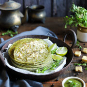 Cheese paneer paratha